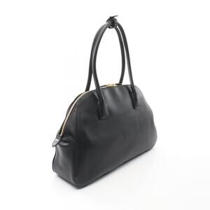 Prada Grain Tote Bag Leather Black